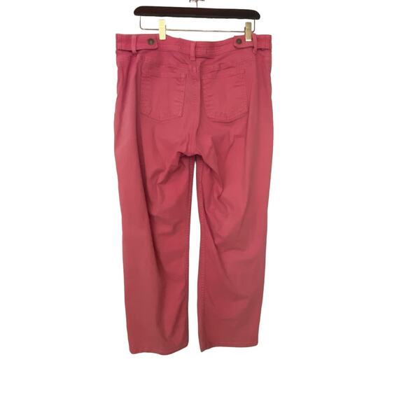 Liz Claiborne Vintage Woman's Size 14 Petite Straight Leg Fit Pink Denim Jeans - Picture 14 of 14